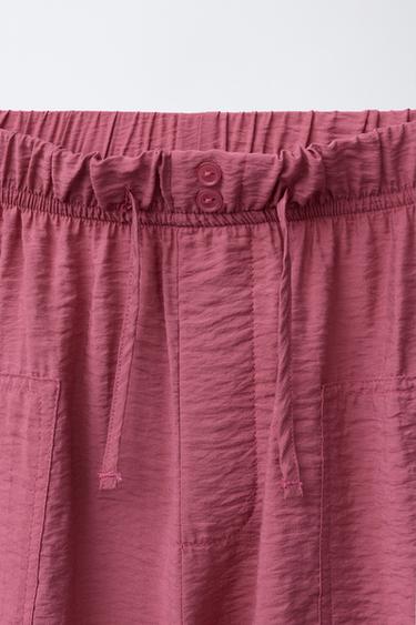 PANTALON FLUIDE - Rose de Zara - Image 2