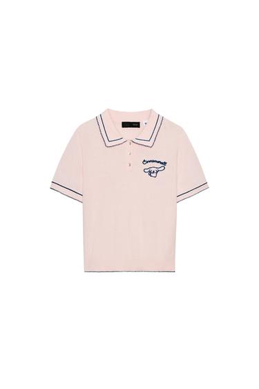 Zara 三麗鷗 KITTY & FRIENDS POLO 衫 - 粉紅色