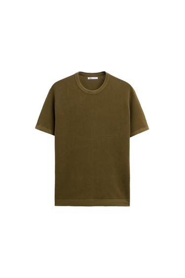 BASIC KNIT T-SHIRT
