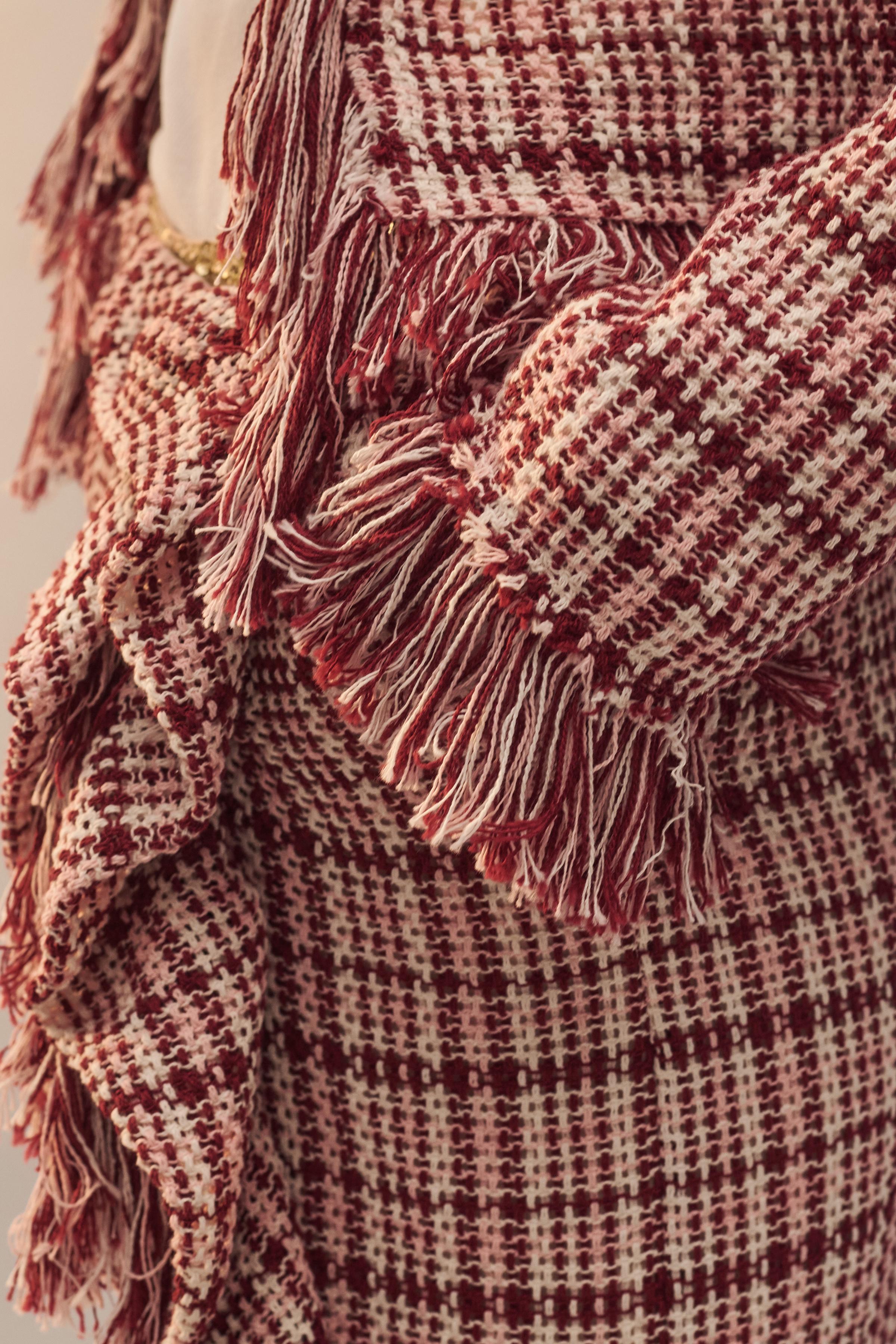 LIMITED EDITION FRINGED TEXTURED JACKET