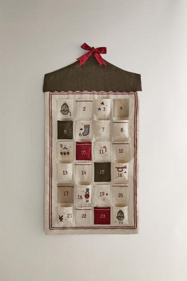 BESTICKTER WEIHNACHTS-ADVENTSKALENDER - Bunt von Zara
