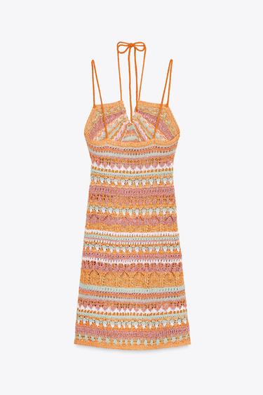 MINI KNIT DRESS - Multicoloured by Zara - Image 6