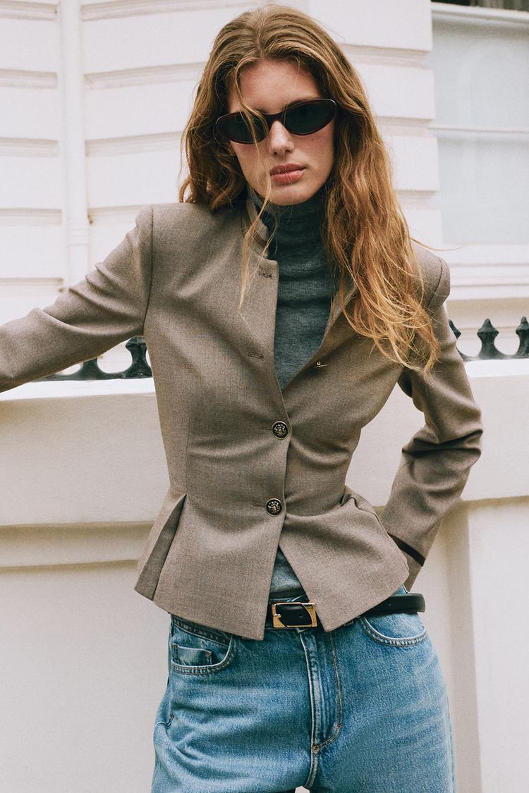 Blazer peplum vivos