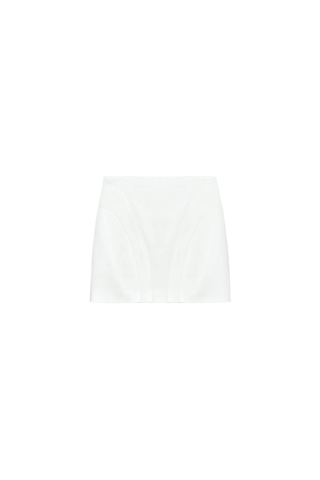 SATIN MINI SKIRT - image 3