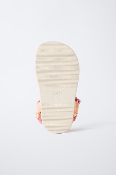 SANDALES TECHNIQUES MULTICOLORES PIEDS NUS - Rose de Zara - Image 6