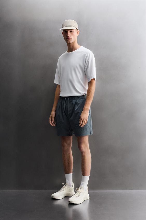 TECHNICAL TRAINING SHORTS 7" - Mid-blue de Zara - Imagen 0