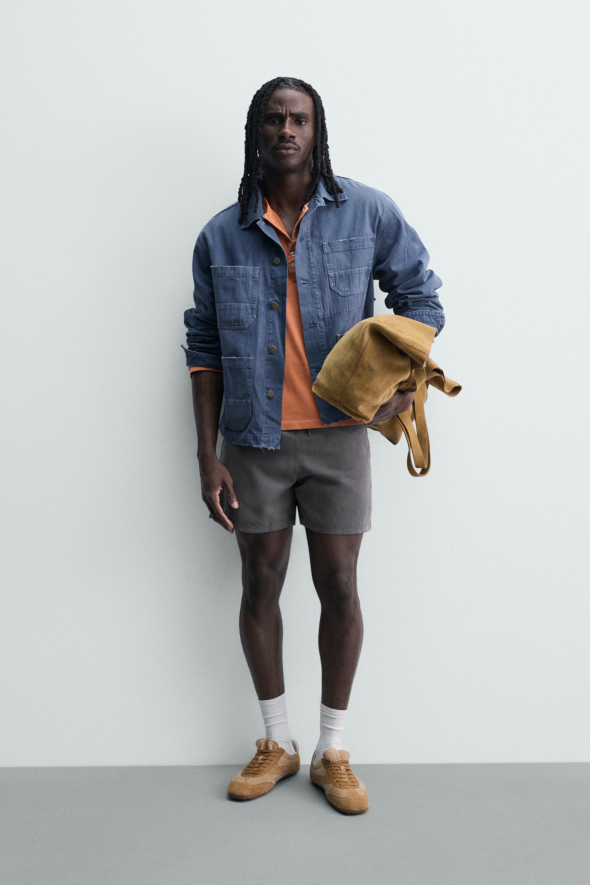 星パッチ シャツジャケット - ダイブルー | ZARA Japan / 日本