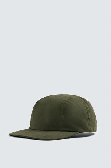 LIGHTWEIGHT TECHNICAL CAP - Dark khaki by Zara