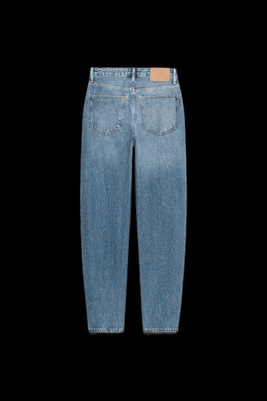 JEANS ZW COLLECTION TAPERED PATCHWORK - Azul de Zara
