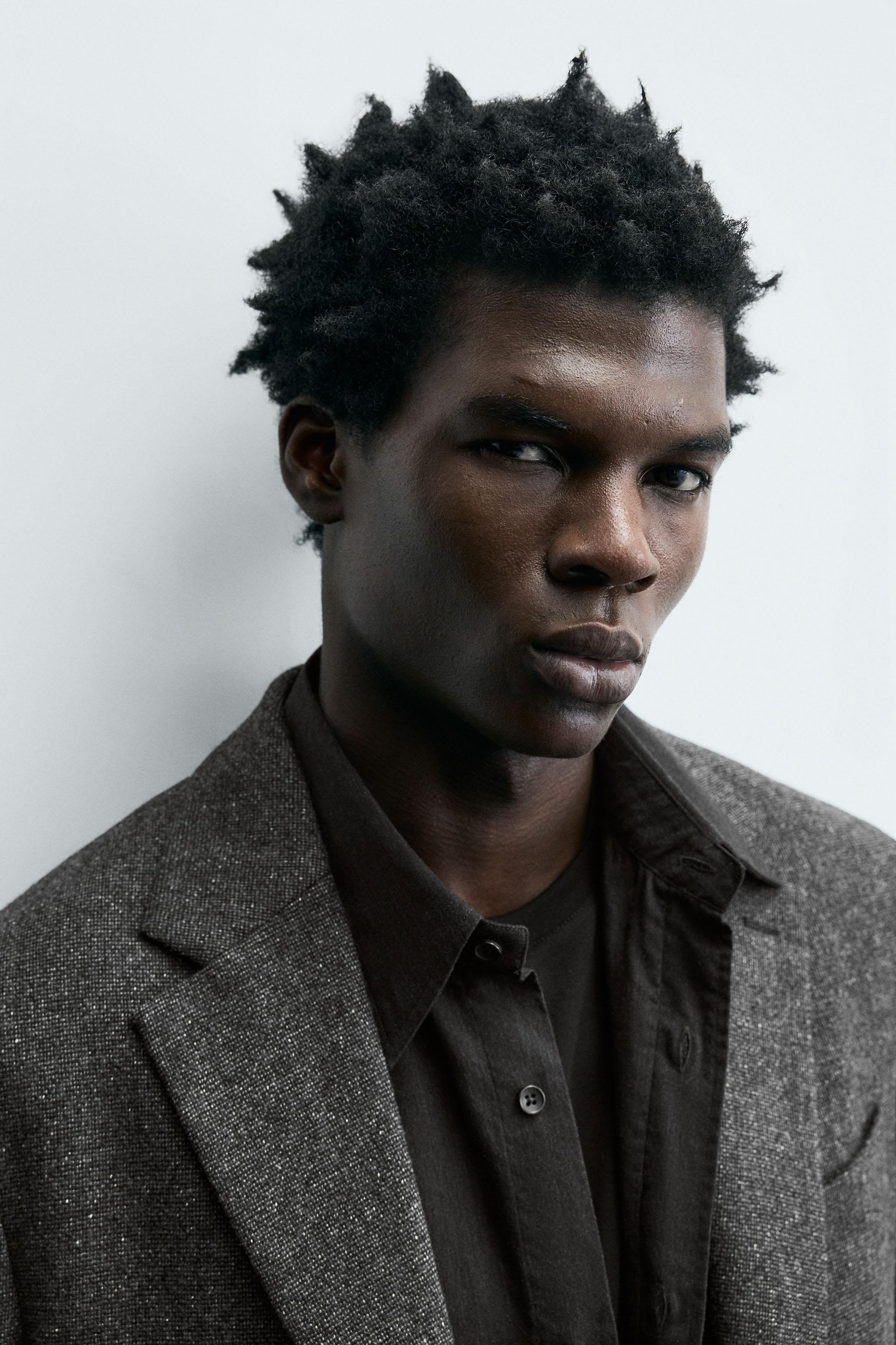 LIMITED EDITION WOOL TEXTURED SUIT BLAZER