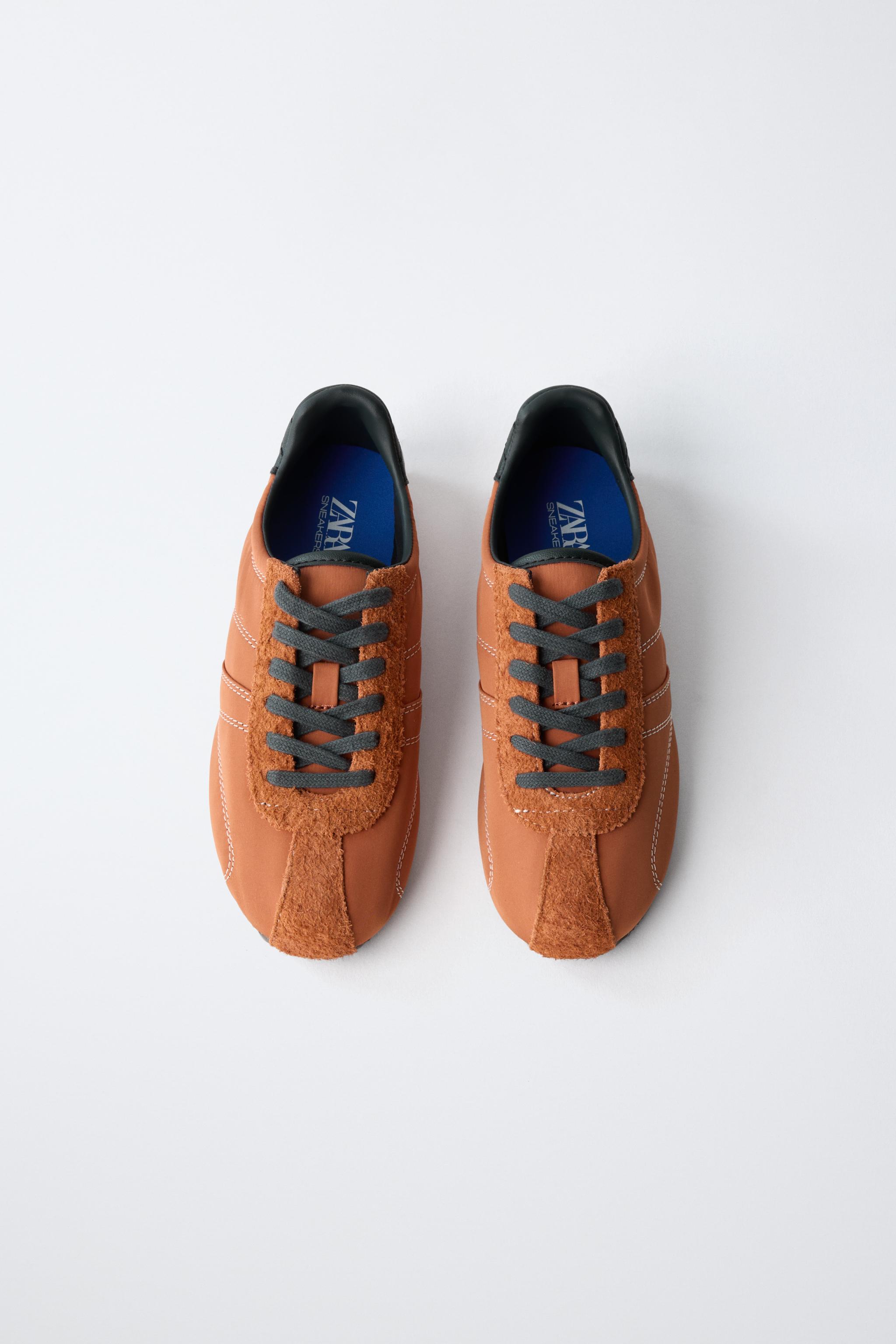 SLIM SOLE SNEAKERS — Orange