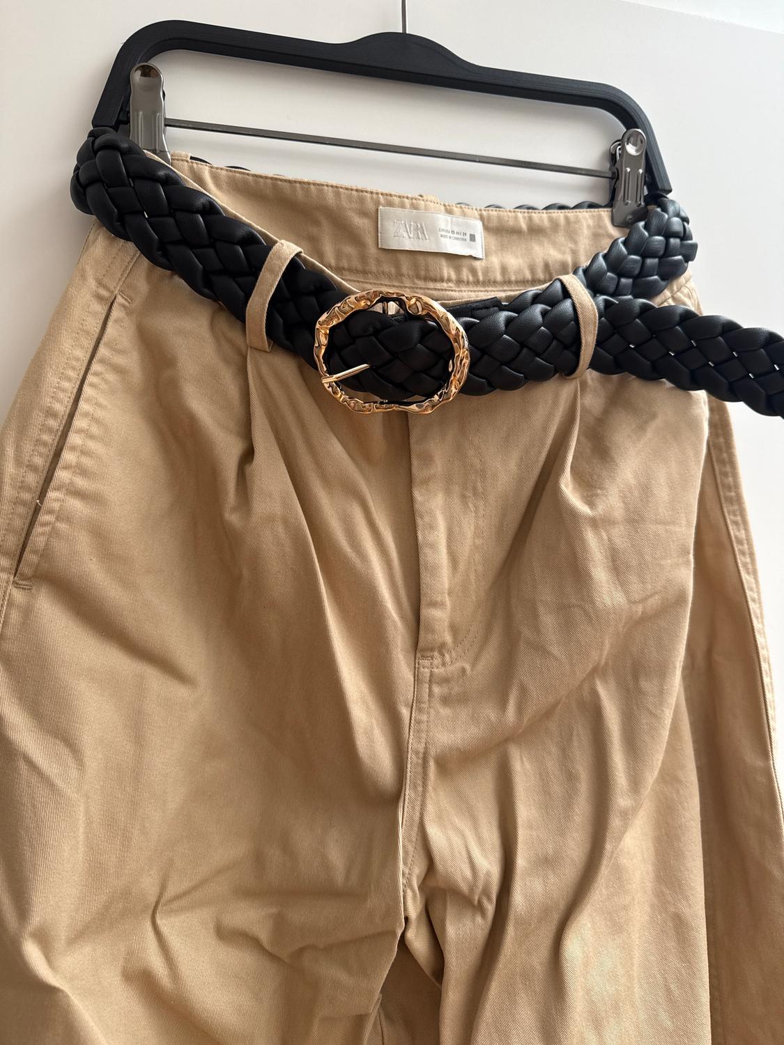 CARROT FIT TROUSERS WITH BELT - Image 2