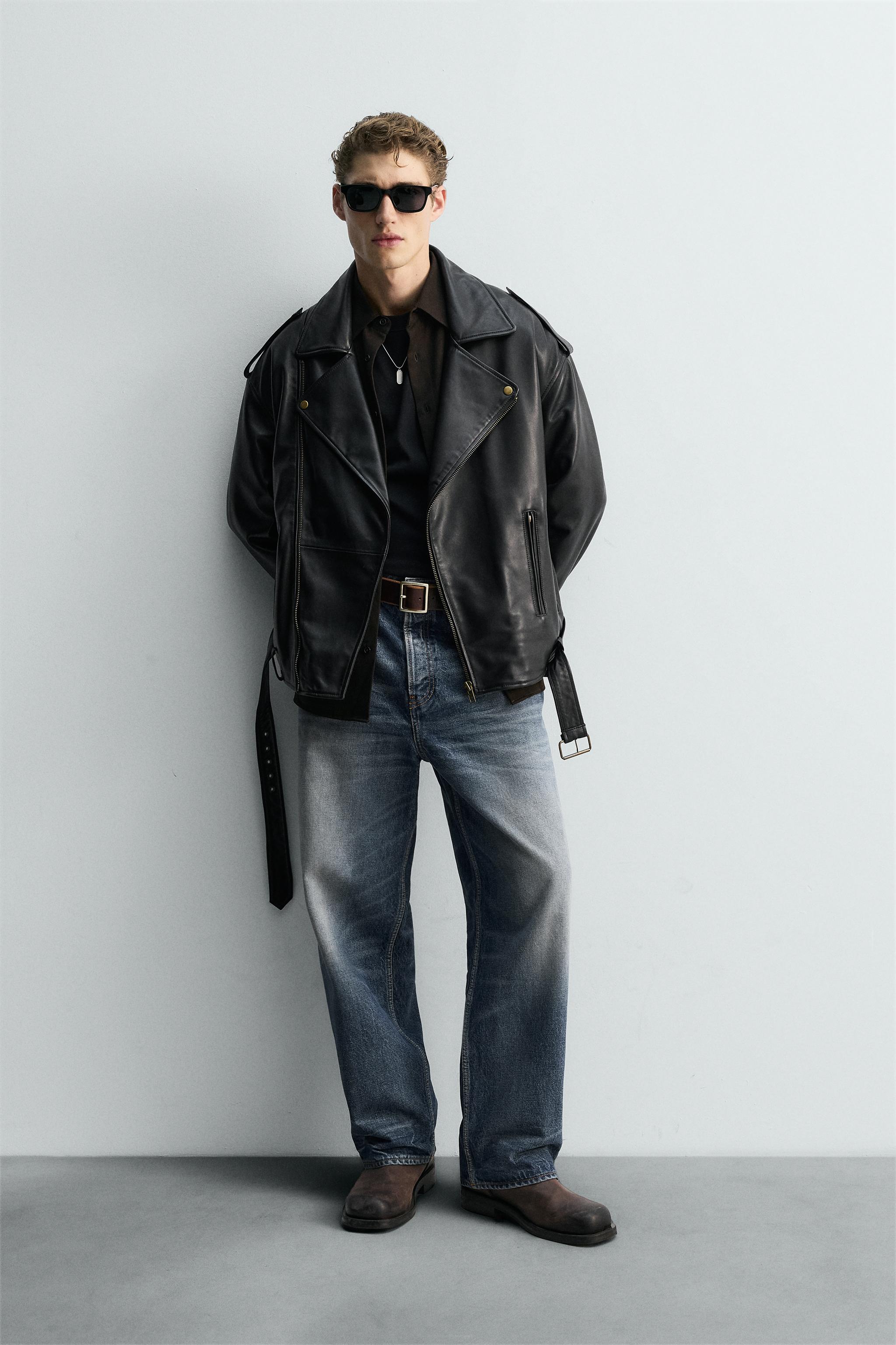 BLOUSON BIKER EN CUIR ÉDITION LIMITÉE