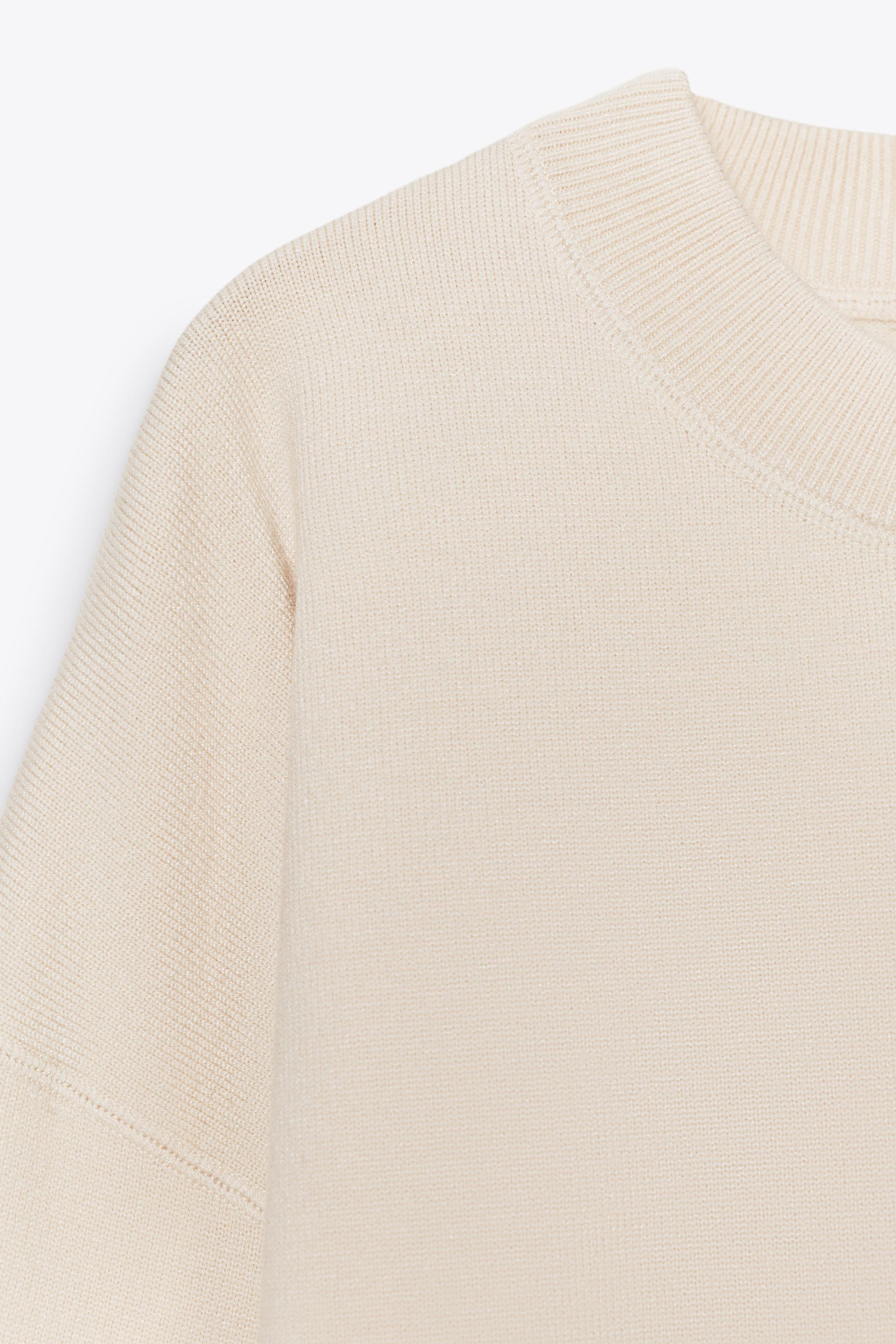 PLAIN KNIT SWEATSHIRT
