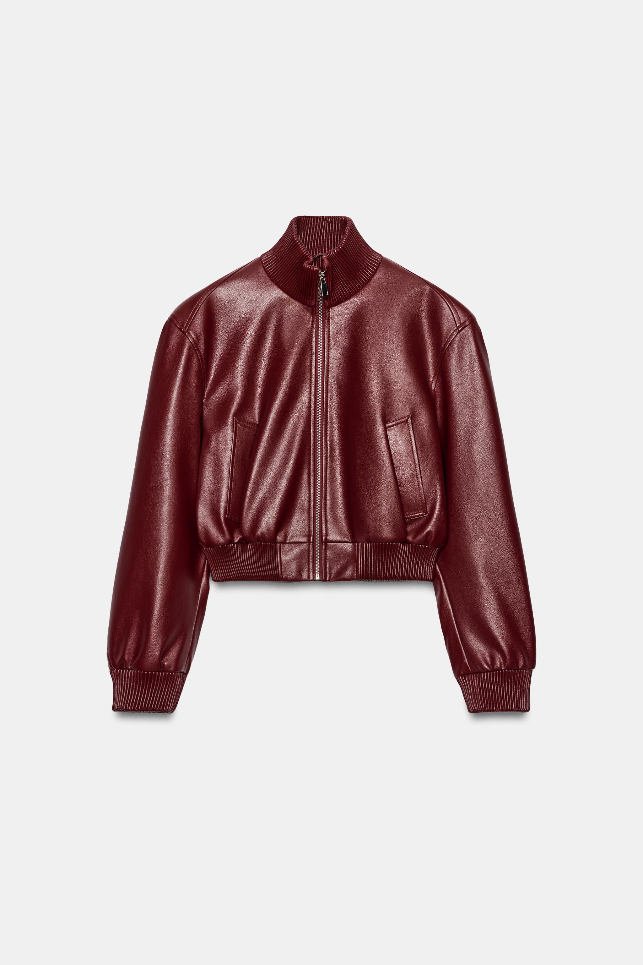 BLOUSON BOMBER COURTE ÉPAULETTES