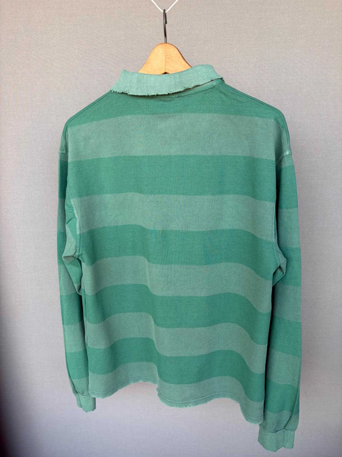 WASHED STRIPED PIQUÉ POLO SHIRT - Image 10