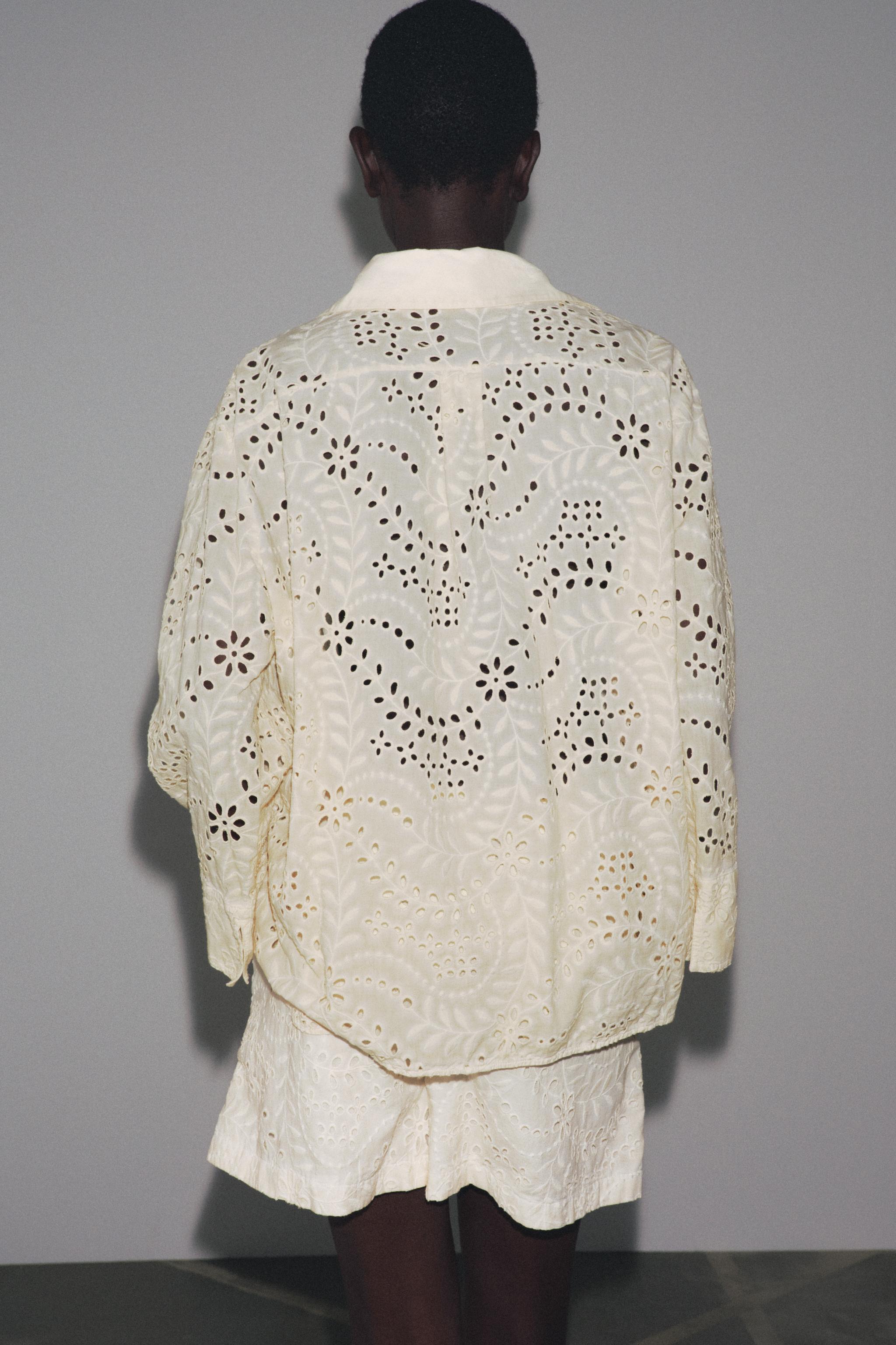 CHEMISE BRODERIES AJOURÉES ZW COLLECTION