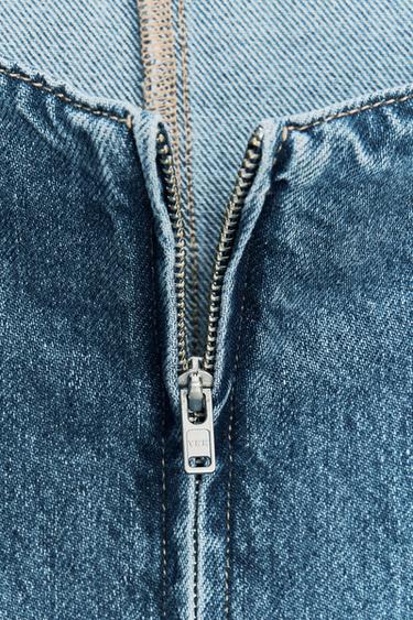 TRF HALTER DENIM DRESS - Blue by Zara - Image 7