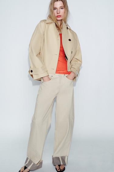 TRENCH COURT WATER REPELLENT ZW COLLECTION - Écru / Beige de Zara - Image 3