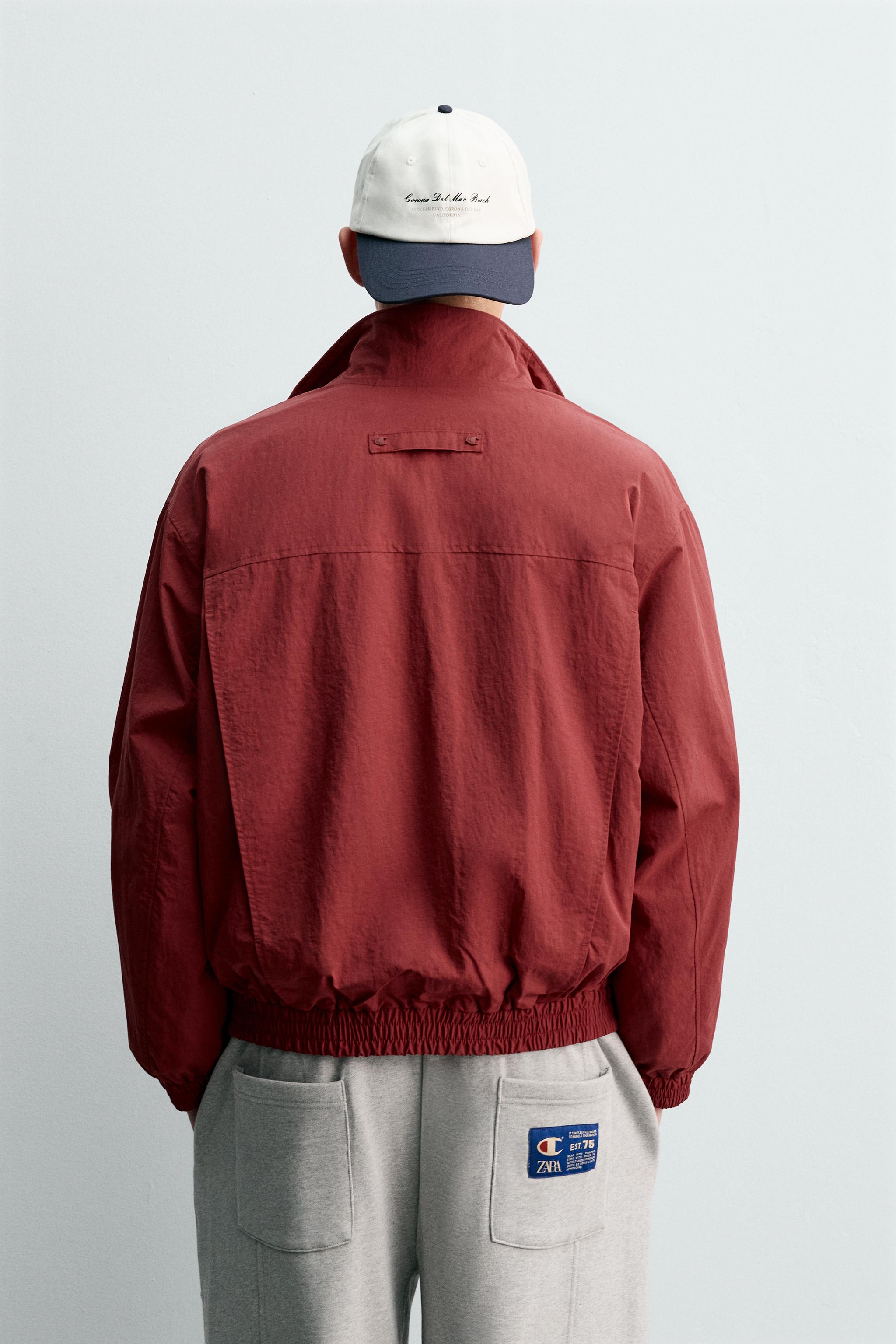 CHAMPION® X ZARA TECHNICAL PATCH JACKET - Red | ZARA United