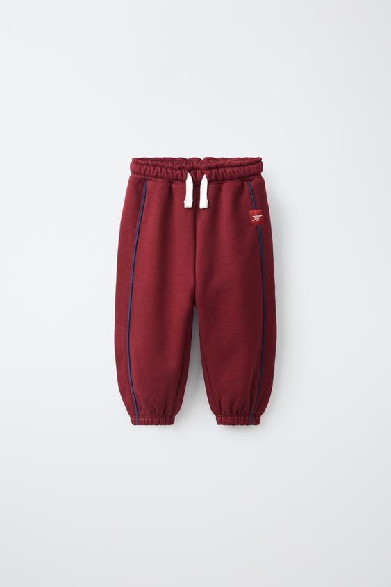 ARSENAL F.C. © TEXT JOGGERS - Burgundy by Zara - Image 0