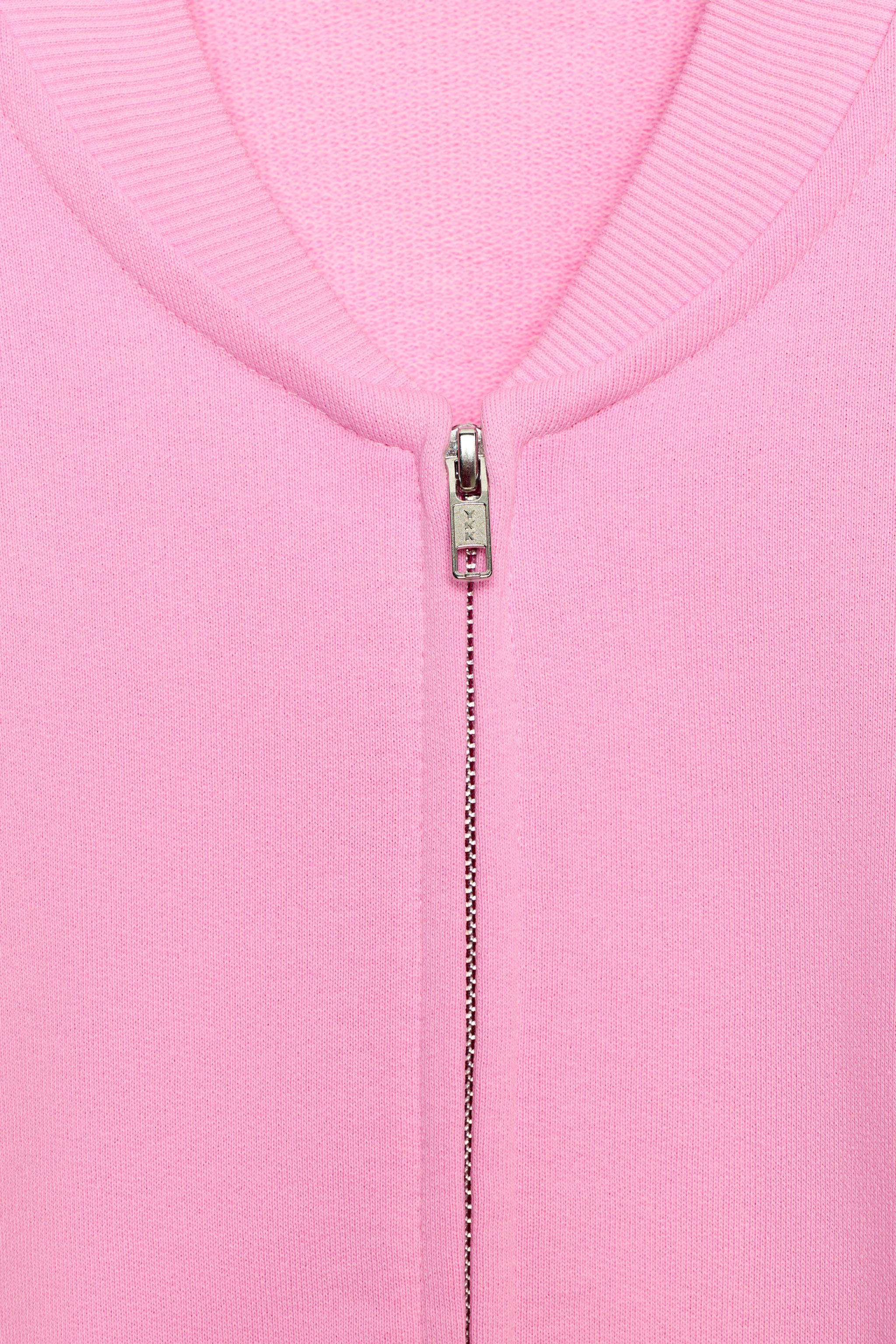 ZIP-UP BOMBER SWEATSHIRT