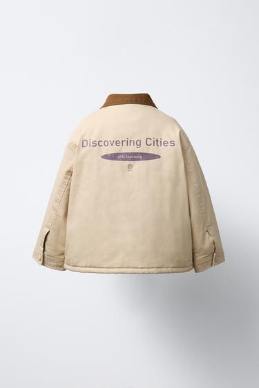 PADDED LINING JACKET - Ecru by Zara - Image 3