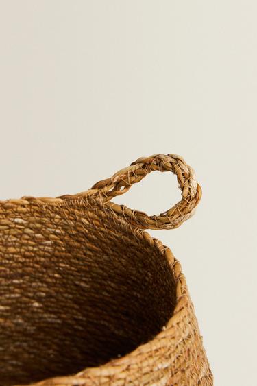 SEAGRASS OVAL BASKET - Light beige by Zara - Image 5