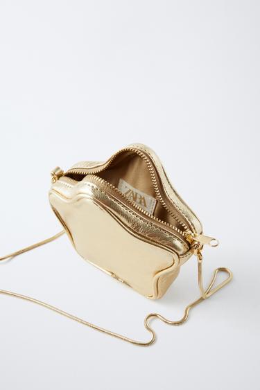 STAR CROSSBODY BAG - Gold by Zara - Image 3