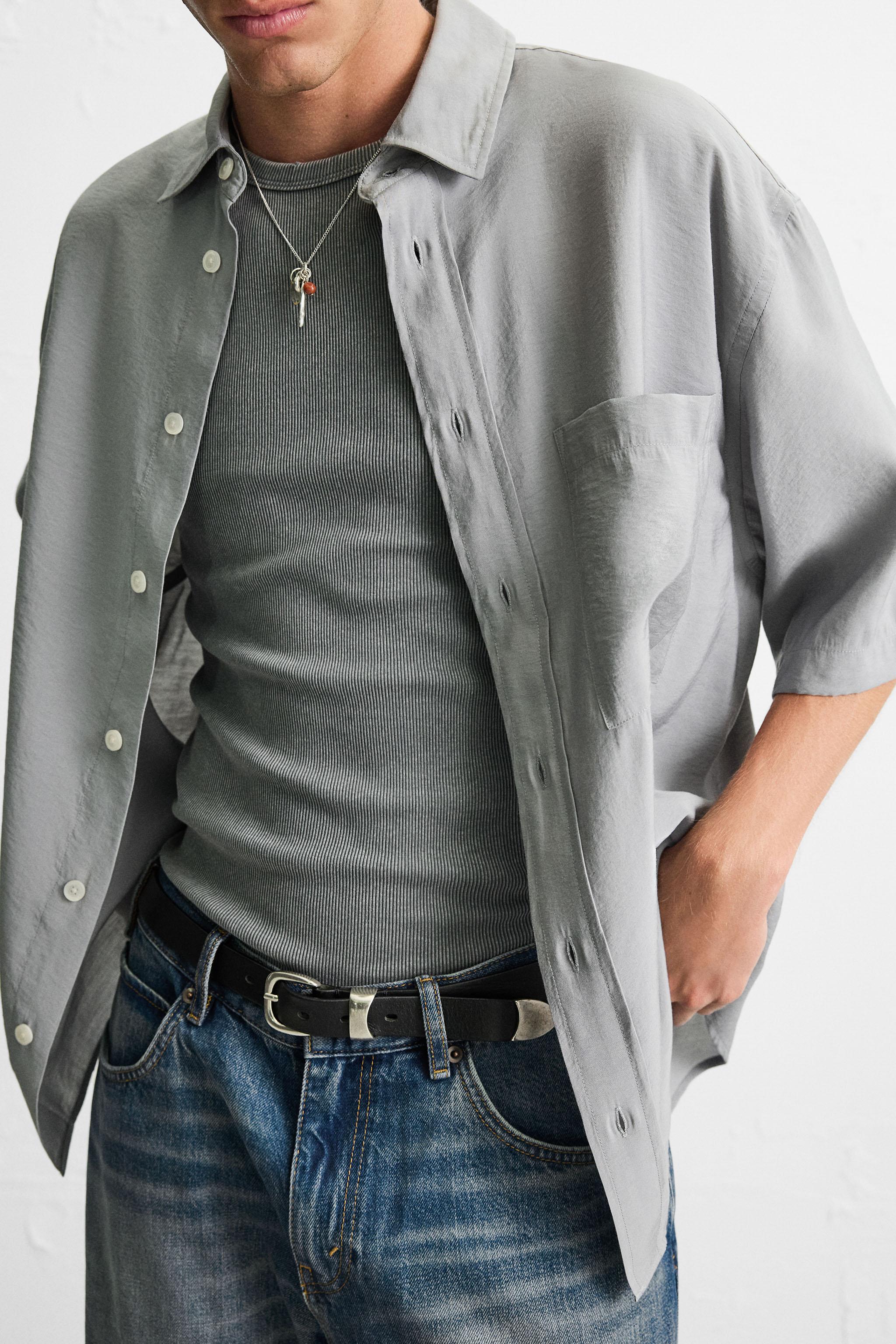 CHEMISE FLUIDE COUPE DÉCONTRACTÉE