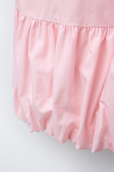 ROBE À CAPUCHE BALLON - Rose de Zara - Image 3