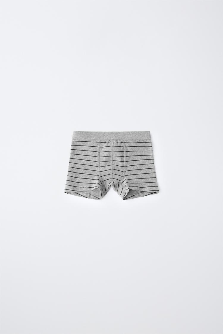 6-14 AÑOS/ PAQUETE DE 5 BOXERS DE RAYAS Y LISOS 3