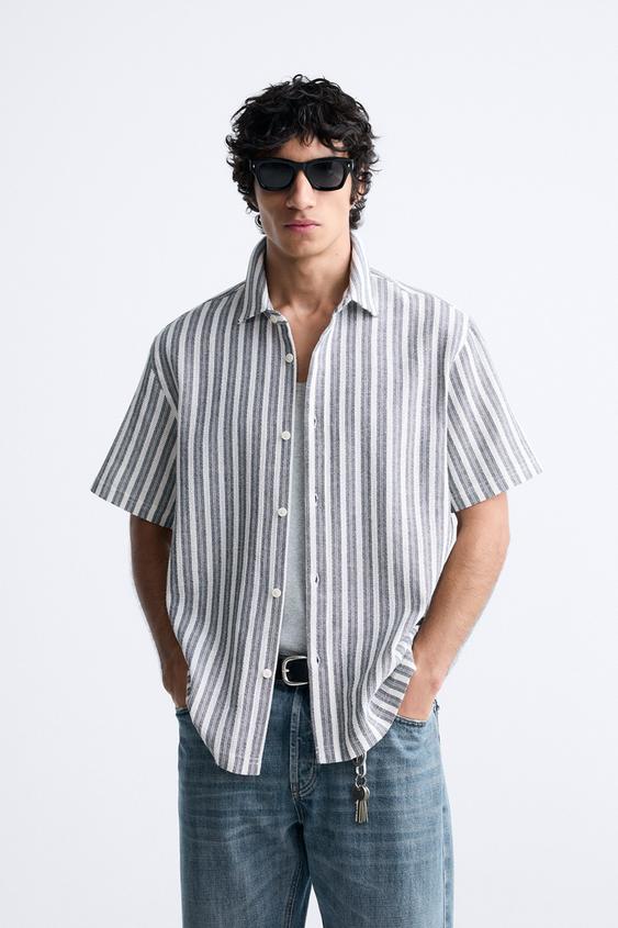 Camisa Florida Zara, Camisa Masculina Zara Usado 84907271