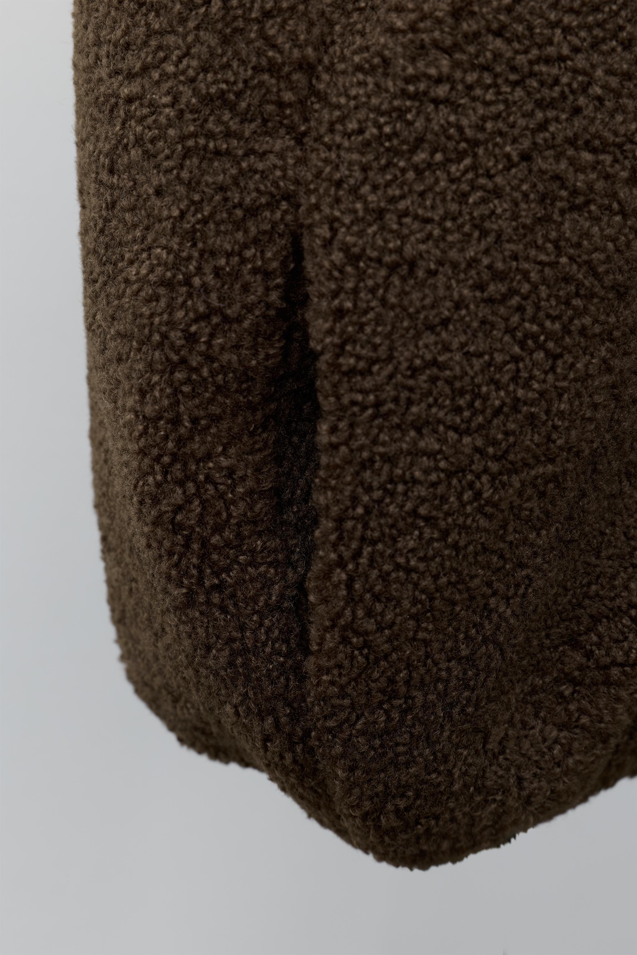 Детские жилеты Zara COLORBLOCK FAUX SHEARLING VEST — фото 5