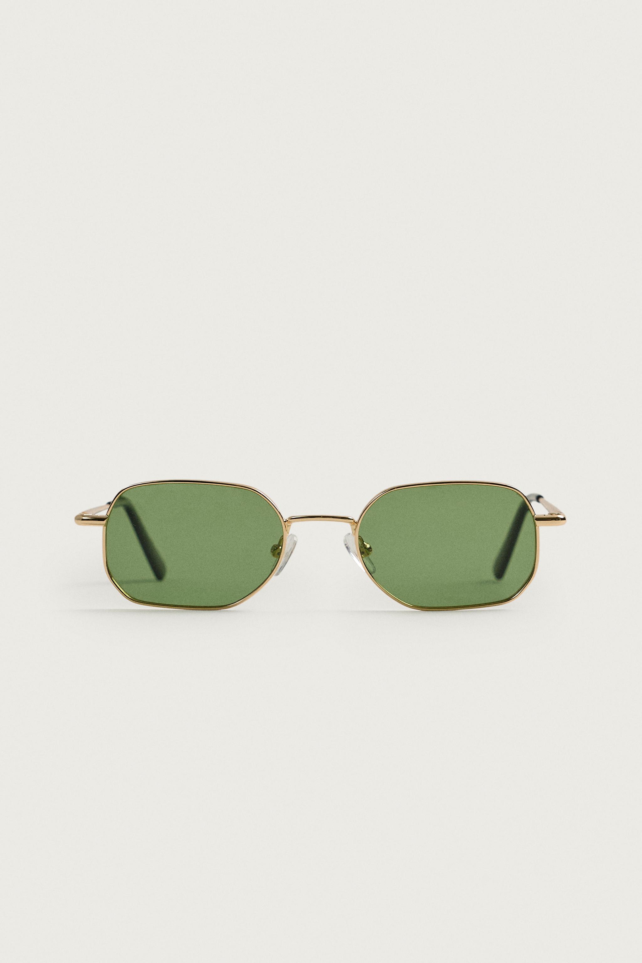OVAL SUNGLASSES — Gold