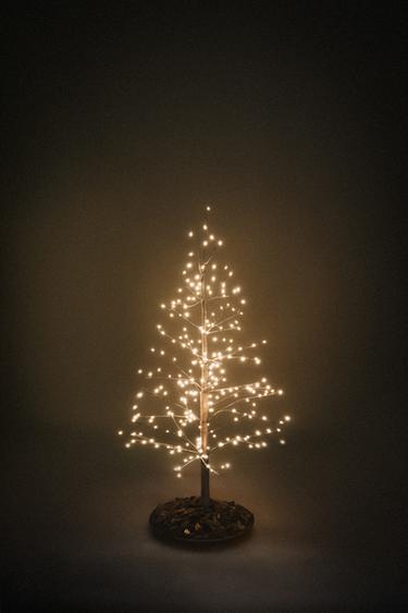 Zara LED LIGHT CHRISTMAS TREE (43.3") - Brown