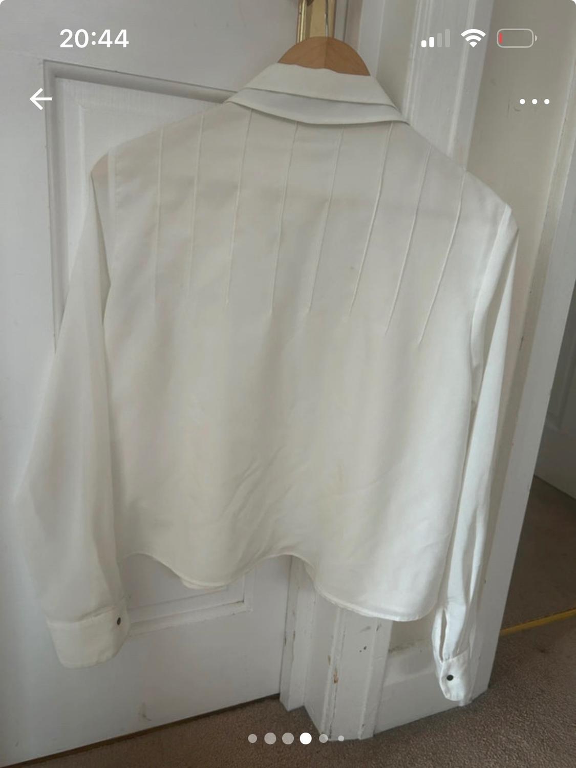 SHIRT WITH CONTRAST BOLO TIE - Image 2