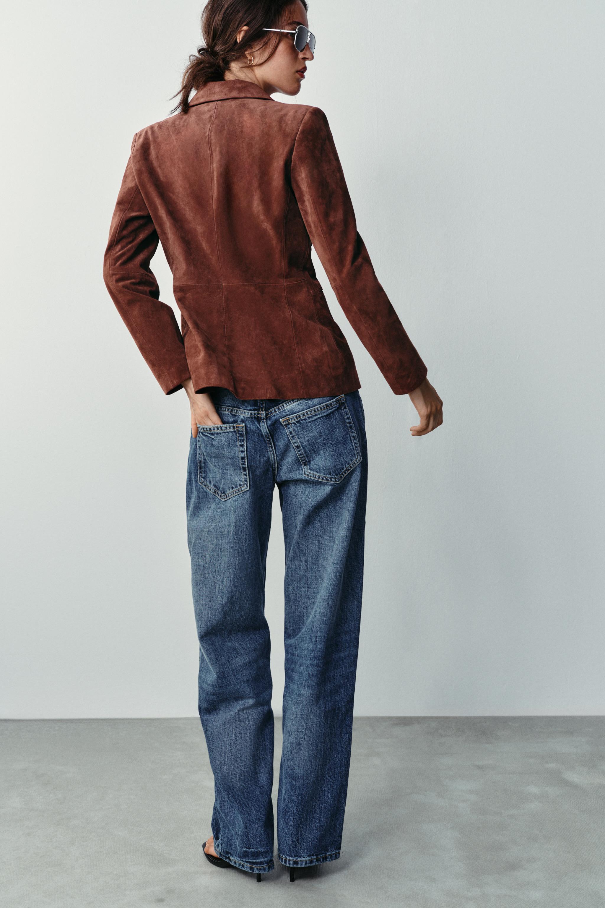 VESTE AJUSTÉE 100 % CUIR