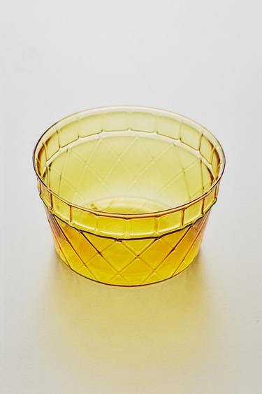 BOROSILICATE ICE CREAM BOWL - Orange by Zara