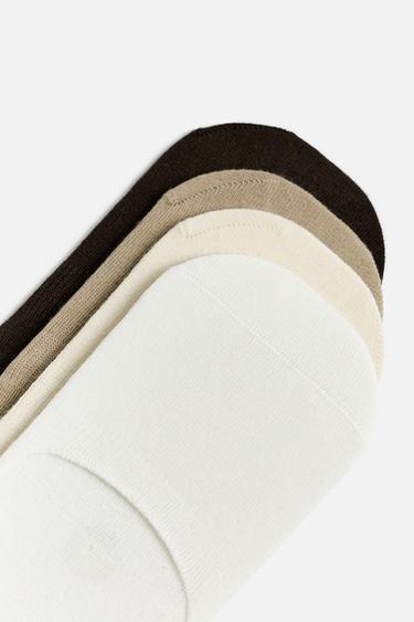 PACK OF 4 NO-SHOW SOCKS - various by Zara - Image 1