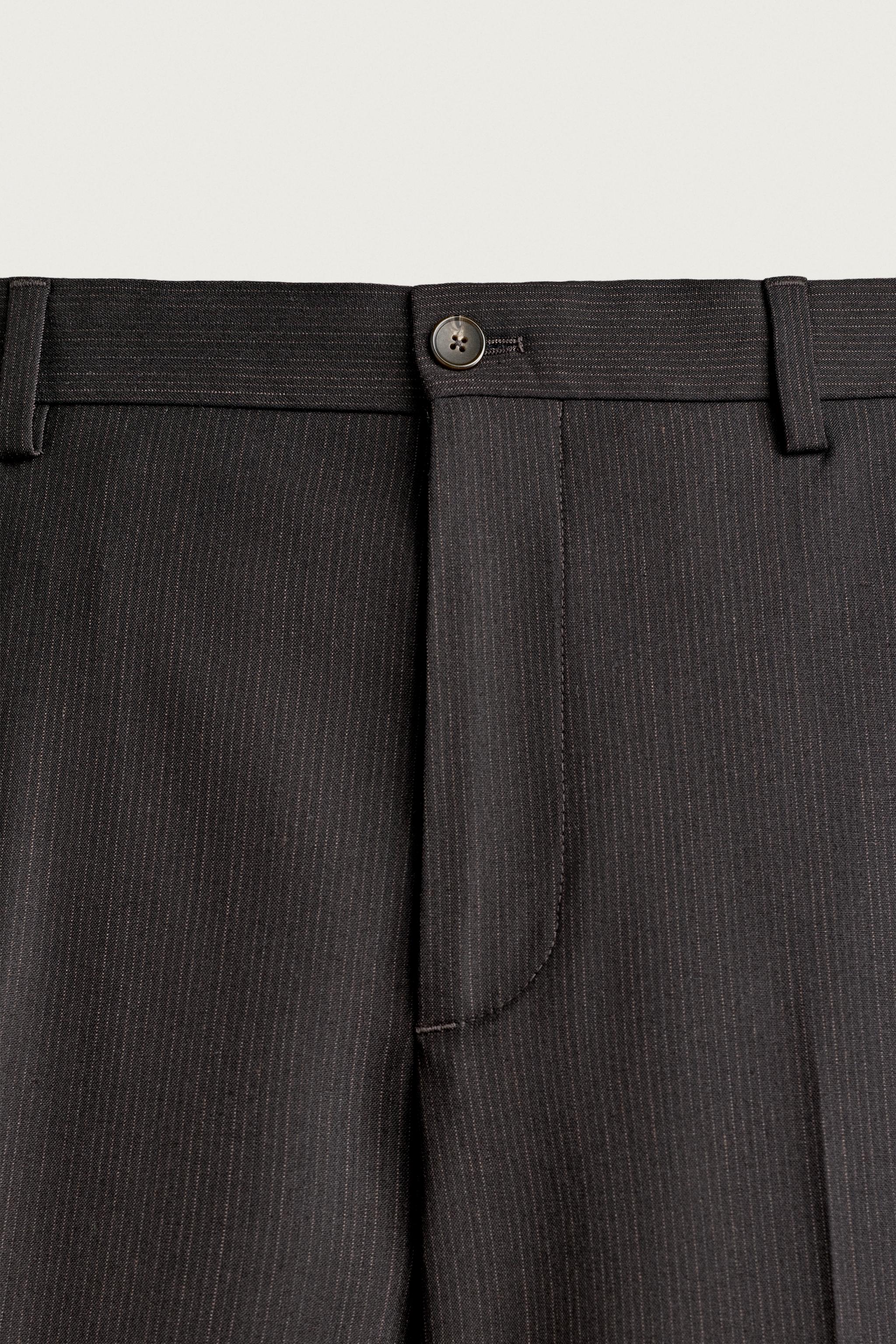 PANTALON REGULAR FIT COSTUME RAYURES