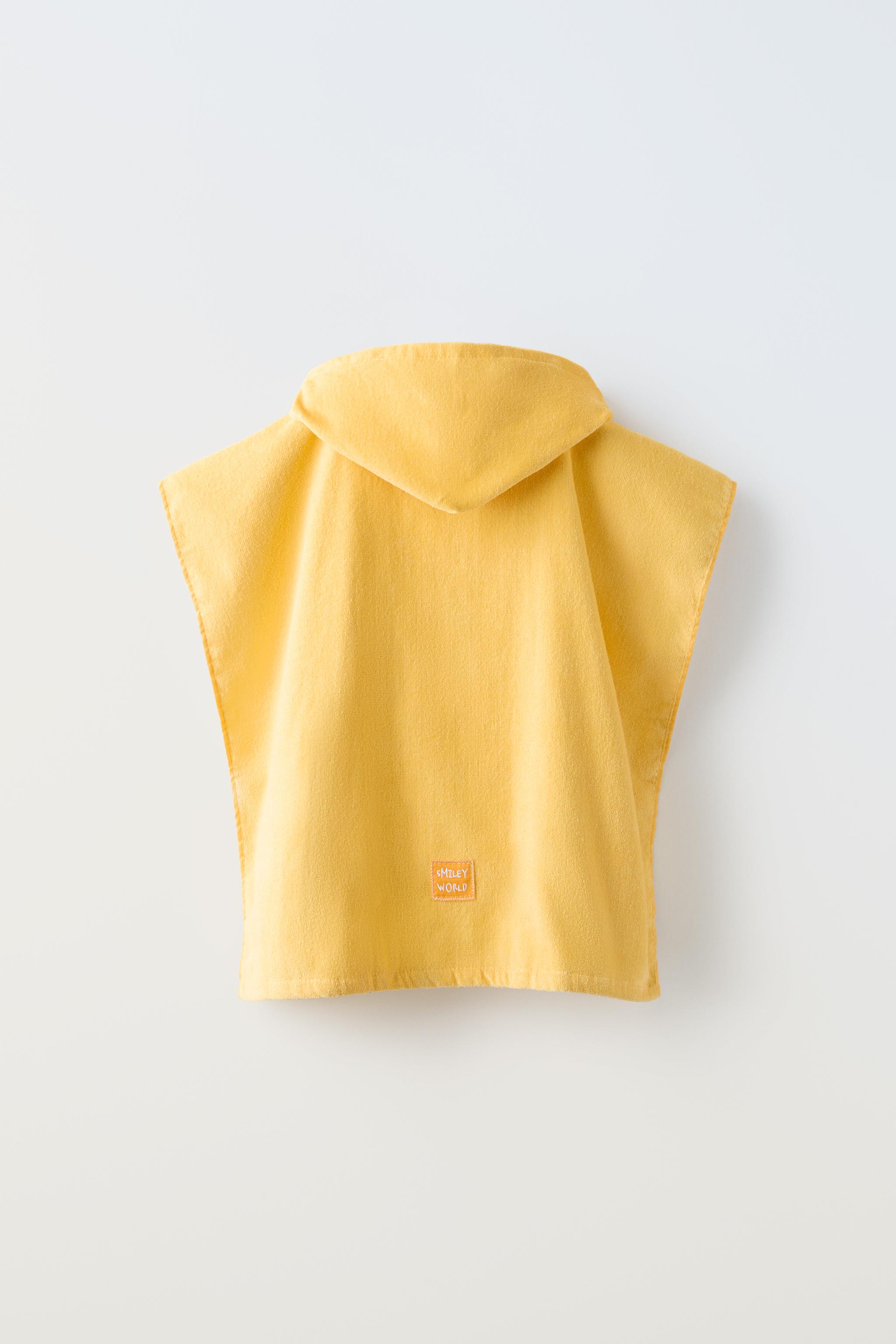 Zara new kid’s waffle towel deals poncho