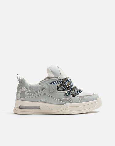 Zara ROPE SKATE SNEAKERS - Blue