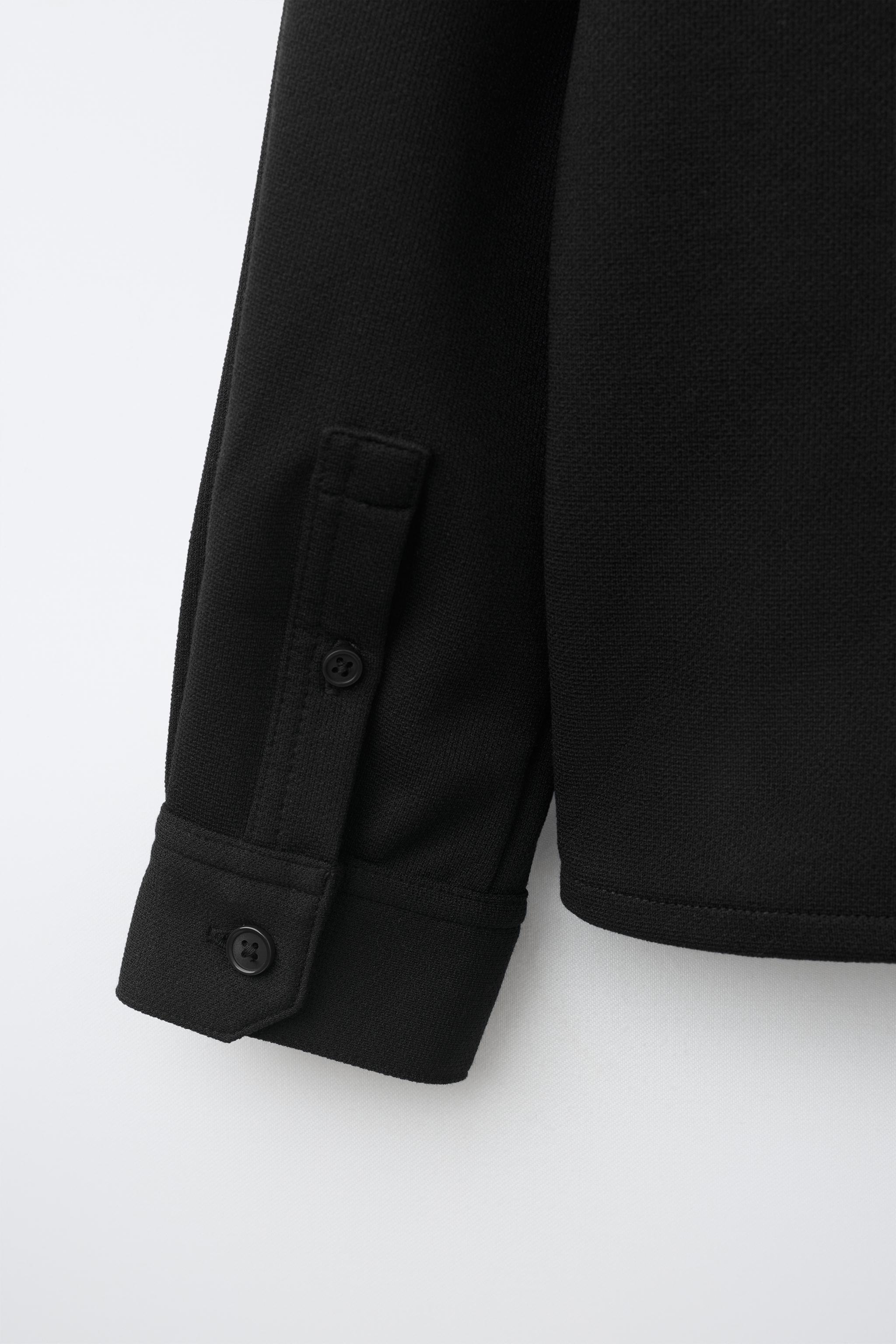 Детские рубашки Zara COMFORT POCKET OVERSHIRT — фото 4