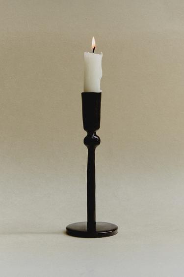 IRON CANDLE HOLDER - Black by Zara