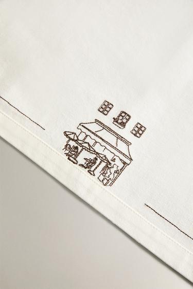 COTTON CAFÉ PLACEMAT - Brown by Zara - Image 2