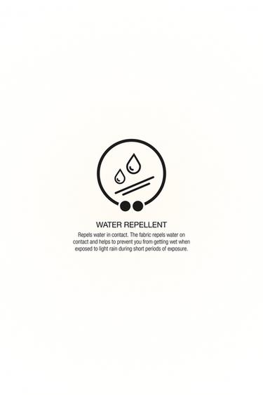 LIGHTWEIGHT STRIPED RAINCOAT - Ecru / Brown by Zara - Image 6