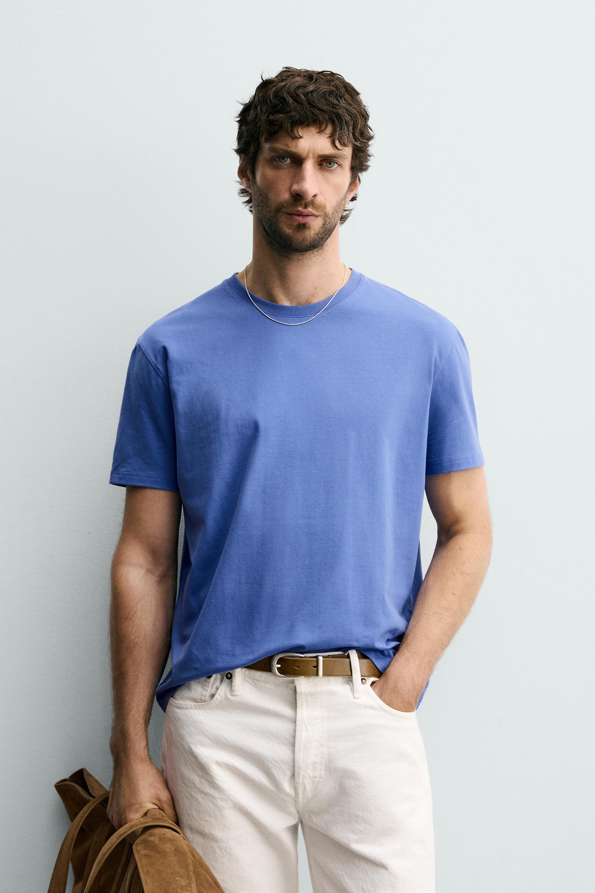 BASIC MEDIUM WEIGHT T-SHIRT /02 — Bluish