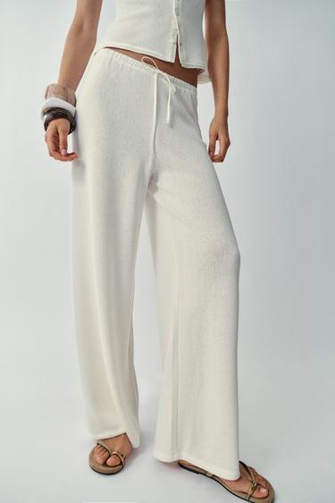 RUSTIC TROUSERS - Ecru by Zara