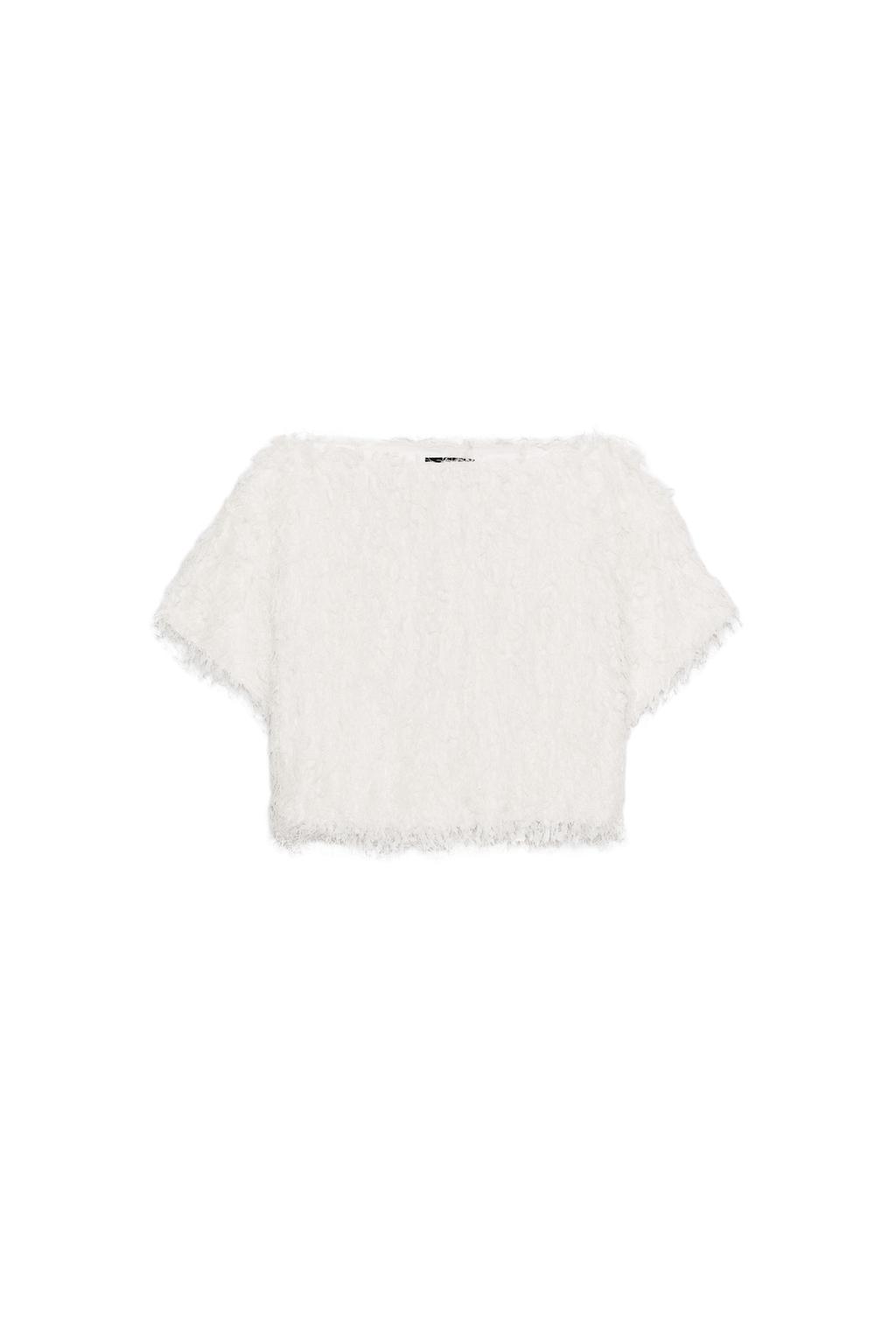 FRINGED KNIT TOP - image 3